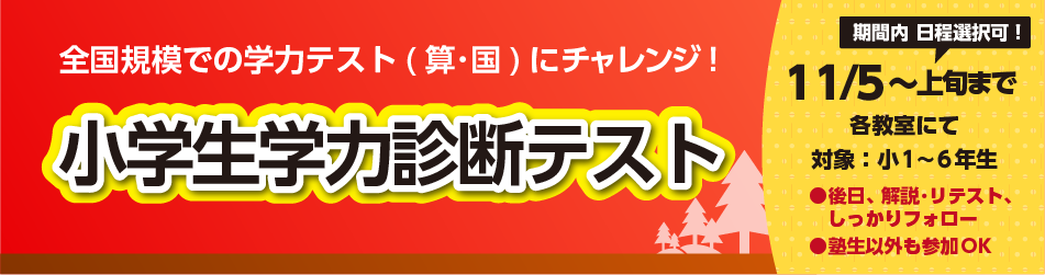 総合学習塾弘道学館　小学生学力診断テスト