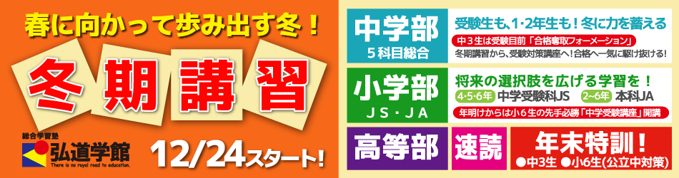 総合学習塾弘道学館_小学生学力診断テスト